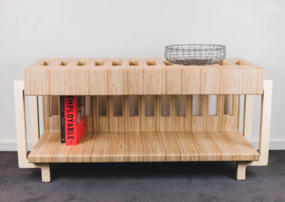 ‘G Unit’ Flat Pack Entertainment Unit by David Tonini – Box Hill Institute, Victoria