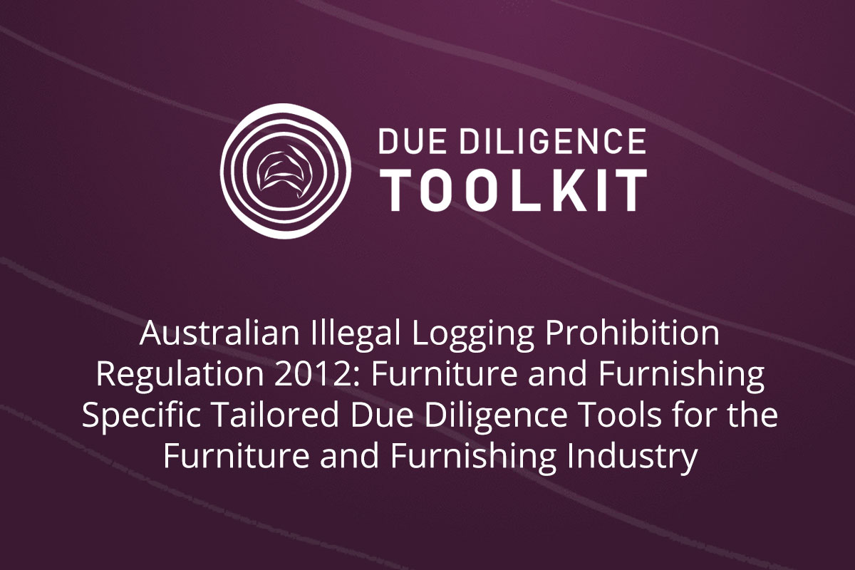 AFADDT - Australian Illegal Logging Prohibition Regulation 2012