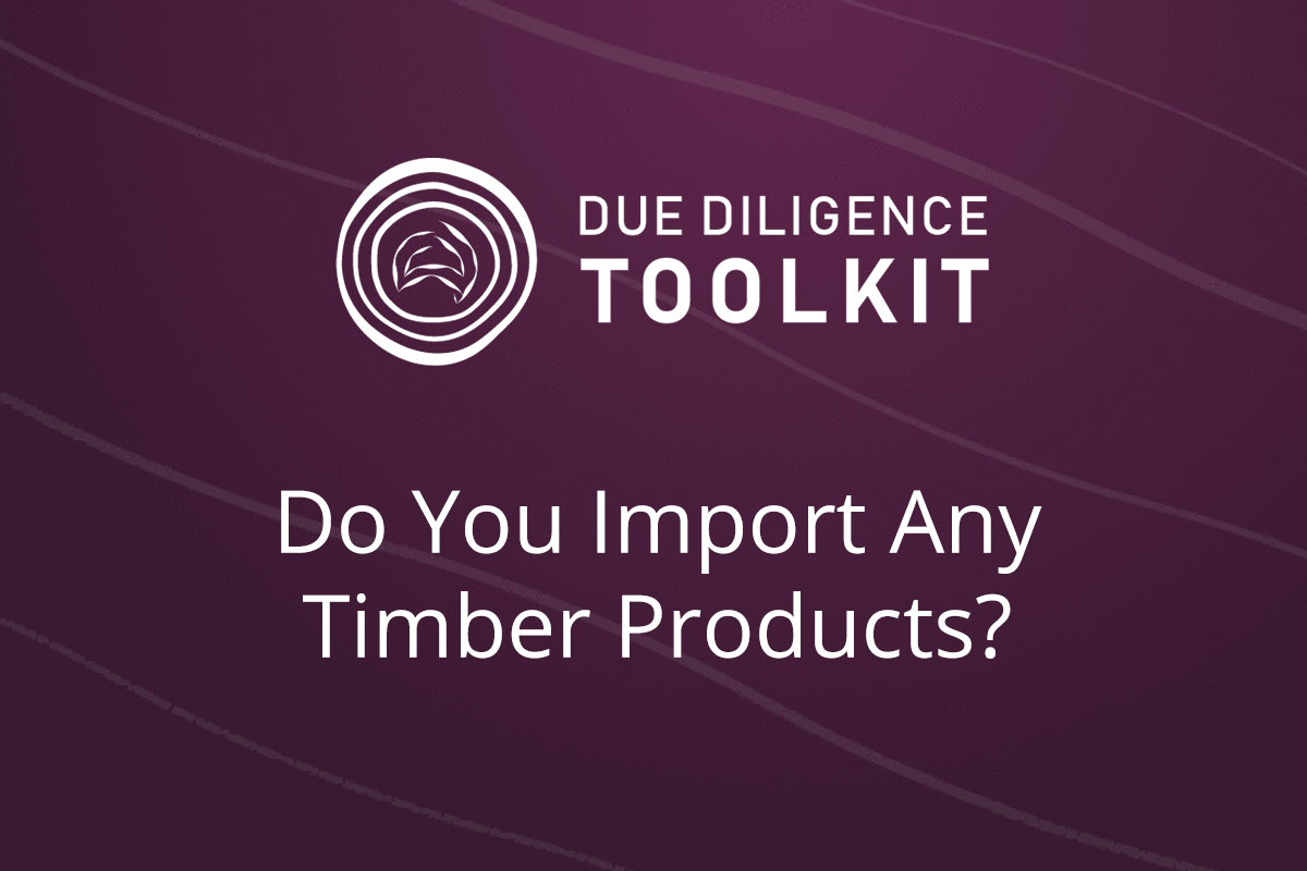 AFADDT - Do You Import Any Timber Products