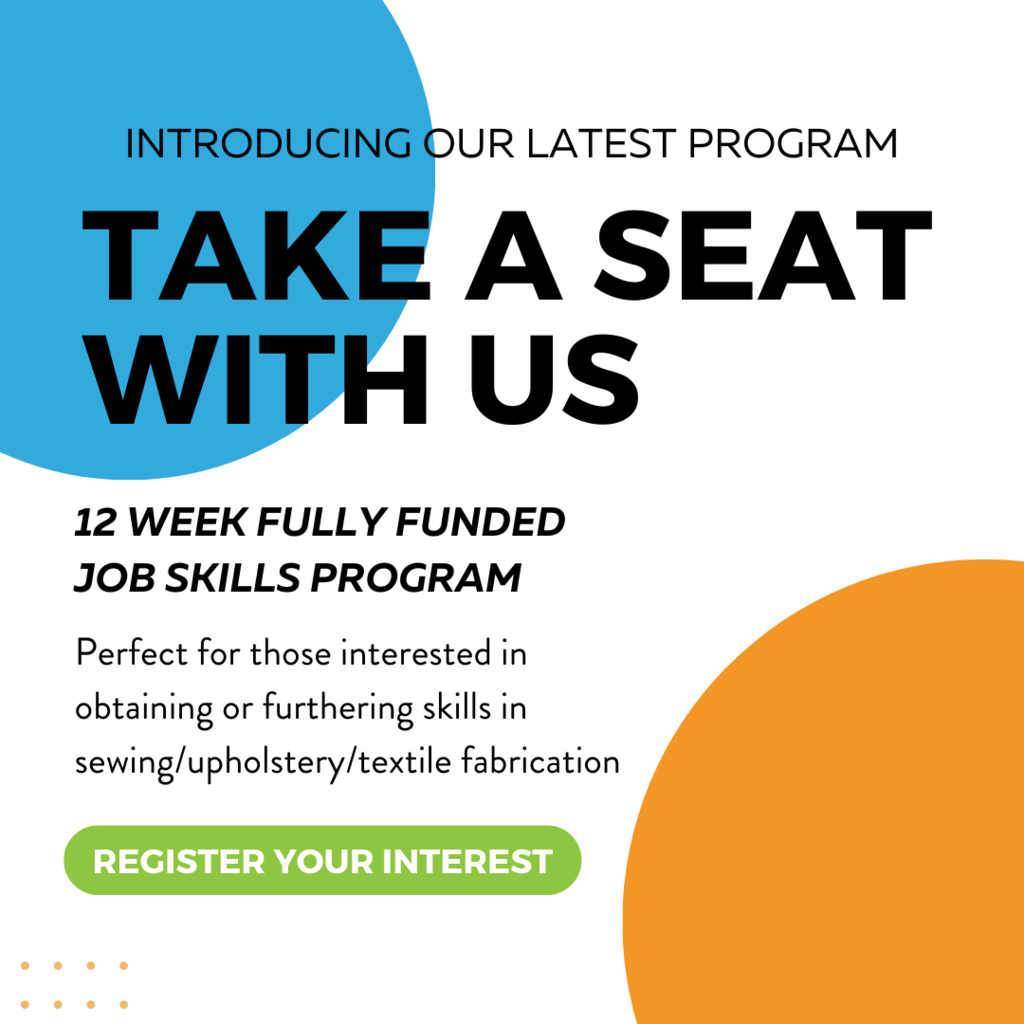 Take A Seat With Us Program Stitching Up The Gap To Take A Seat With Us